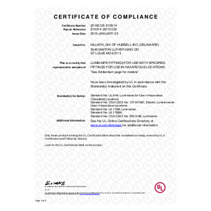EACH  & EZBA Adapters UL Certification